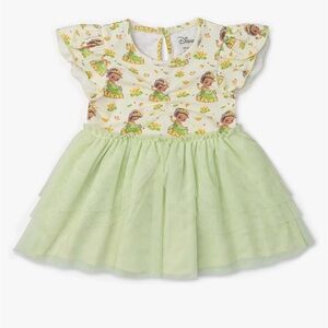 NWT! Monica + Andy Organic Disney Tiana Tulle Dress, Size 2T